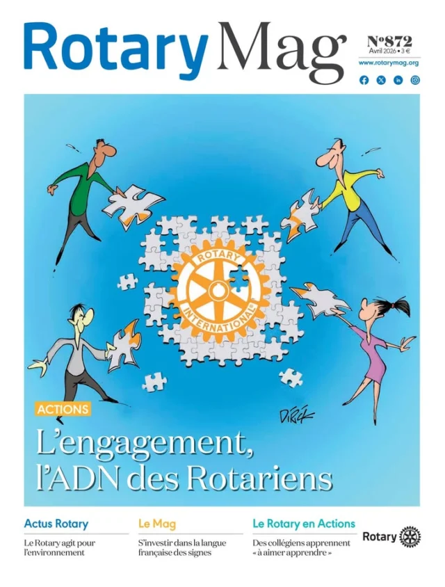 📖 Le Rotary Mag : un ambassadeur à partager !Bien plus qu’un magazine, c’est une vitrine de nos actions et de nos valeurs 💙💛
👉 À présenter à un futur partenaire ou membre
👉 À offrir (abonnement d’un an 🎁)
👉 À déposer en salle d’attente, entreprise ou médiathèque 📚Simple, inspirant et concret, le RotaryMag permet de faire découvrir le Rotary autrement…
https://www.rotarymag.org
Rotary International